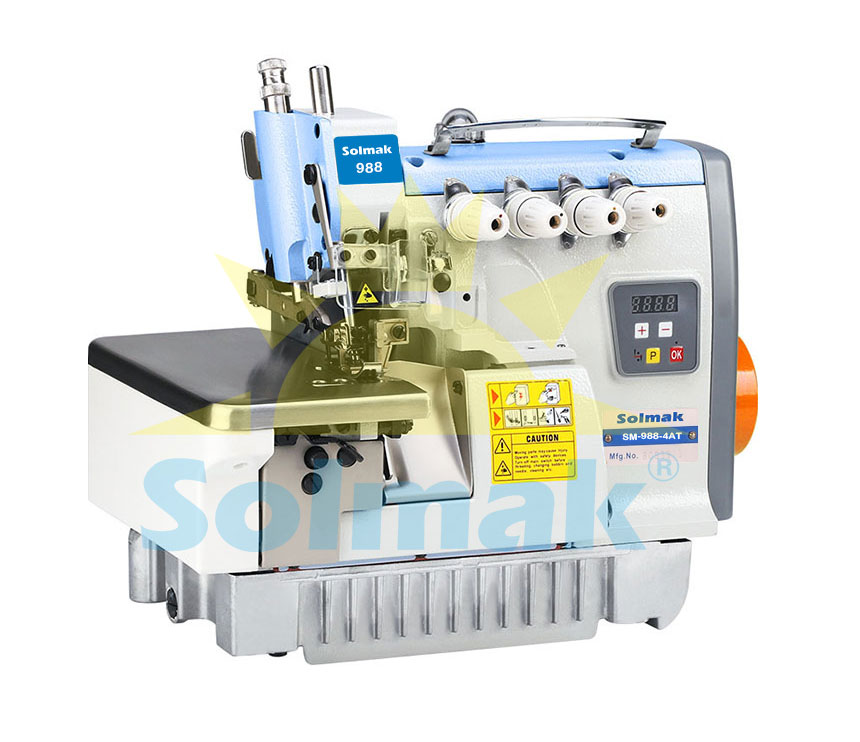 SUPER HIGH SPEED DIRECTDRIVE OVERL OCK SEWINGMACHINE SM-988-4AT